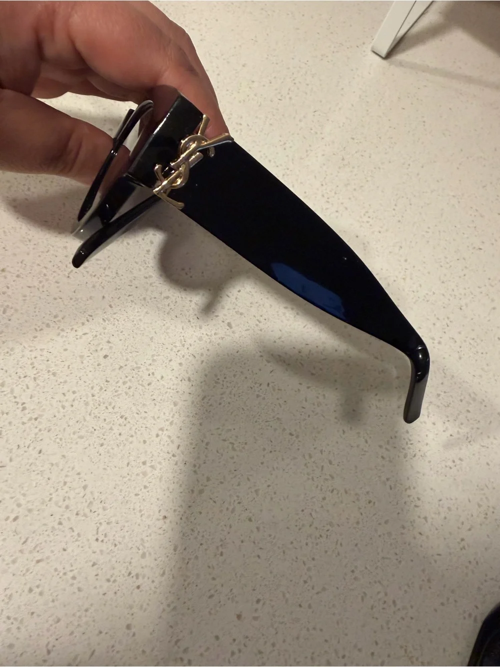 Saint Laurent Oversized Black Cat-Eye Sunglasses